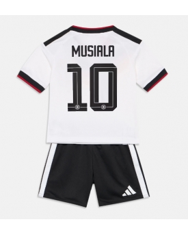 Billige Fotballdrakt Tyskland Jamal Musiala #10 Replika Hjemmedraktsett Barn VM 2026 Kortermet (med bukser)